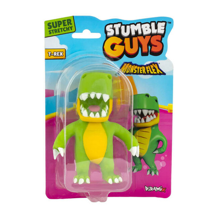 STUMBLE GUYS MONSTER FLEX ROZCIĄGLIWE GUMOWE FIGURKI T-REX DINOZAUR