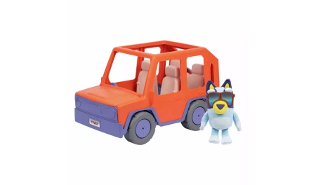 MOOSE TOYS Bluey Buddies Big Heeler 4WD Pojazd i Maskotka DUŻE AUTO