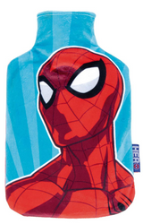 Termofor SPIDERMAN Gumowy Miękki Pokrowiec Mały dla Dzieci TERMOFOR