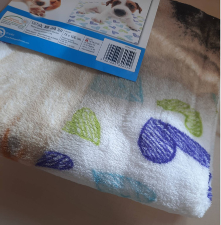 PIES PIESEK CIEPŁY MILUTKI KOC KOCYK PLED DLA DZIECI