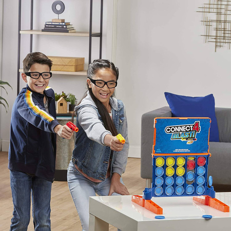 HASBRO GRA Connect 4 Blast ZRĘCZNOŚCIOWA NERF