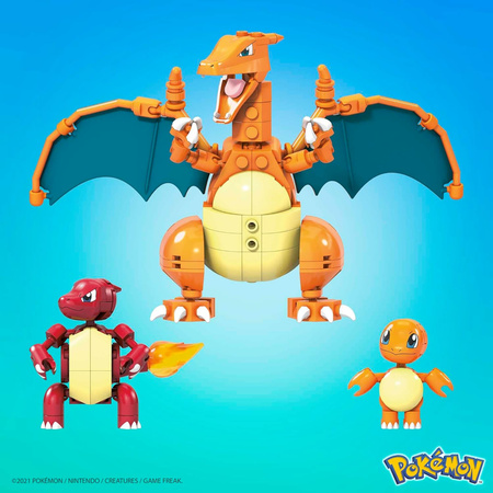 POKEMON KLOCKI MEGA CONSTRUX ZESTAW KONSTRUKCYJNY 3 FIGURKI CHARMANDER 313