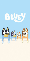 BLUEY BNGO PIESKI RĘCZNIK KĄPIELOWY PLAŻOWY DZIECIĘCY BASEN