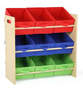 KOLOROWY REGAŁ ORGANIZER POJEMNIKI ZABAWKI DZIECI