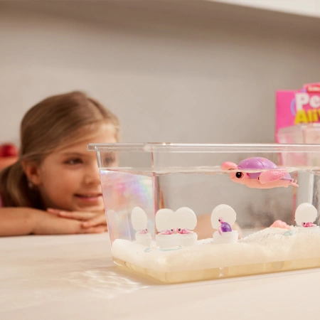 ZURU PETS ALIVE ZESTAW MAMA ŻÓŁW I MAŁE ŻÓWIKI W AKWARIUM