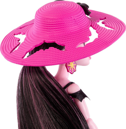 MONSTER HIGH WYSPA STRASZY-RAJ LALKA MODOWA DRACULAURA + AKCESORIA DODATKI