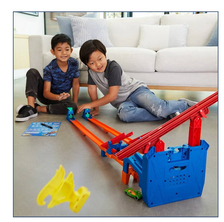 HOT WHEELS TOR TORY ZESTAW WYRZUTNIA WYZWANIE STEAM