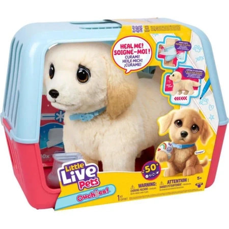 LITTLE LIVE PETS PIESEK PIES WETERYNARZ INTERAKTYWNA MASKOTKA 50 DŹWIĘKÓW