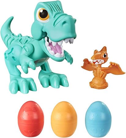 PLAY-DOH CIASTOLINA ZESTAW DINO CREW PRZEŻUWAJĄCY DINOZAUR DŹWIĘK ROBI KUPĘ