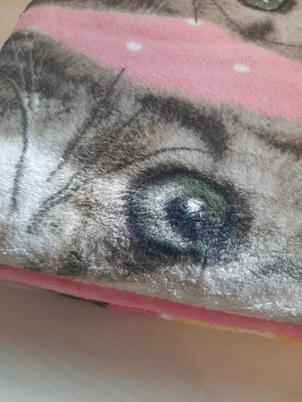 KOT KOTEK KOTKI CIEPŁY MILUTKI KOC KOCYK PLED DLA DZIECI