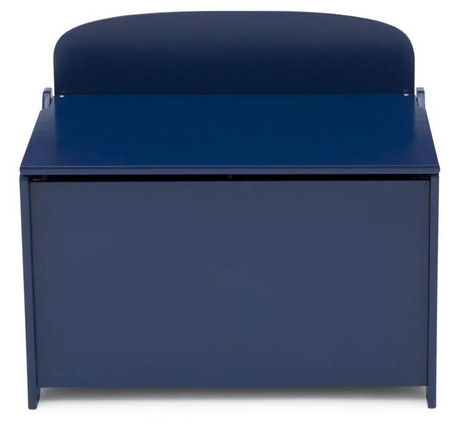 GRANATOWA SKRZYNIA ZABAWKI POJEMNIK KUFER DZIECI