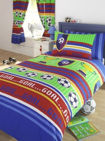 PIŁKA NOŻNA FOOTBALL POŚCIEL W PIŁKI 160X200