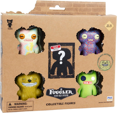 Fuggler Zestawie 4 Figurki + 1 Ukryta Niespodzianka Kolekcjonerskie Figurki