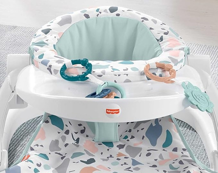 FISHER PRICE KRZESŁO DLA NIEMOWLĄT SIEDZONKO FOTELIK SIEDZISKO STOLIK
