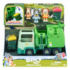 BLUEY ŚMIECIARKA ZESTAW ZE ŚMIECIARKĄ GARBAGE TRUCK BLUE BINGO FIGURKI