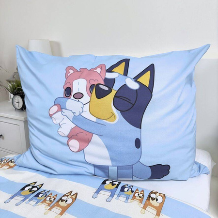 BLUEY I BINGO PIESKI POŚCIEL DLA DZIECI BAWEŁNA KOMPLET 140X200