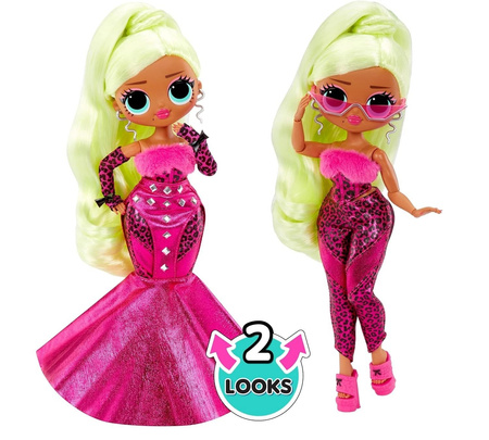 Lol Surprise Lalka Omg Lady Diva Fashion 2 Stroje Akcesoria + GRZEBIEŃ