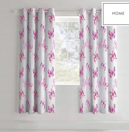 MOTYLKI MOTYLE RÓŻOWE DZIECIĘCE ZASŁONKI ZASŁONY