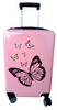 MOTYLKI MOTYLE MOTYL WALIZKA NA KÓŁKACH DZIECIĘCA KABINOWA PODRÓŻNA SZYFR
