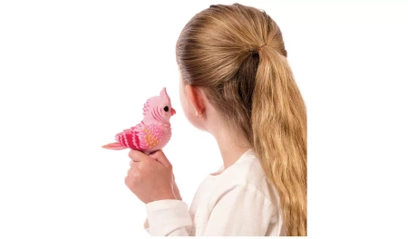 Little Live Pets ROSIE Mówiący Ptaszek z Klatką W Klatce niebieski Dźwięki