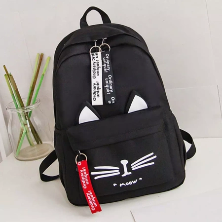 KOT KOTEK PLECAK SZKOLNY MŁODZIEŻOWY MIEJSKI