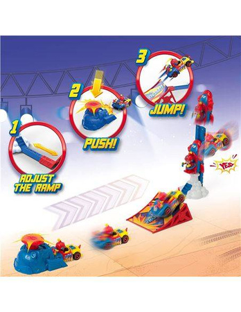 T-RACERS ZESTAW ROCKET LAUNCH AUTKO WYRZUTNIA