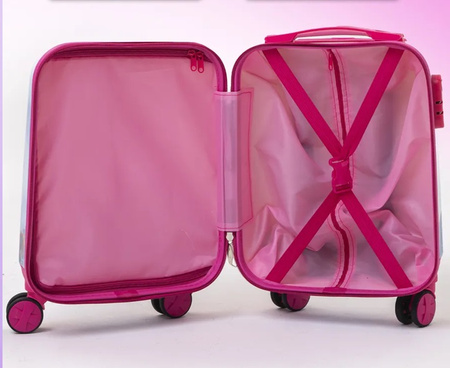 WALIZKA JELONEK MOTYLKI DLA DZIECI KABINOWA DO SAMOLOTU DZIECIĘCA PODRÓŻNA