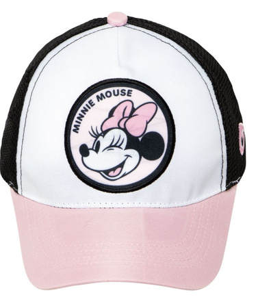 MYSZKA MINNIE MIKI BEJSBOLÓWKA CZAPKA Z DASZKIEM 51 - 54 REGULACJA SIATKA