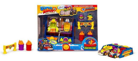 SUPER ZINGS WYŚCIGI 2 AUTKA + FIGURKI EKSKLUZYWNE