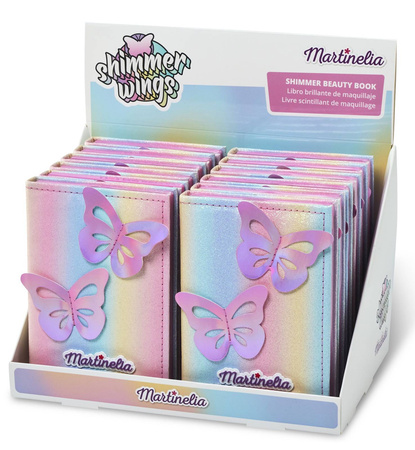 MARTINELIA PALETA DO MAKIJAŻU DZIECI MOTYLE BROKAT