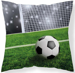Poduszka Jasiek 40x40 Football Piłka Nożna Boisko + Wkład