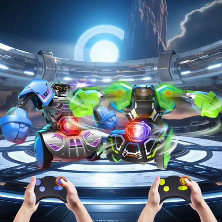 WALCZĄCE ROBOTY ROBO KOMBAT TORNADO 2-pak Silverlit 2 TRYBY ŚWIATŁO TYP A