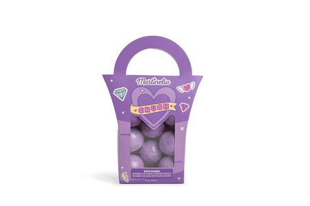 MARTINELIA ZESTAW KULE DO KĄPIELI DLA DZIECI 8x15g FIOLETOWY