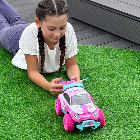 EXOST PIXIE AUTO ZDALNIE STEROWANE RÓŻOWE DLA DZEWCZYNKI SAMOCHÓD TERENOWY