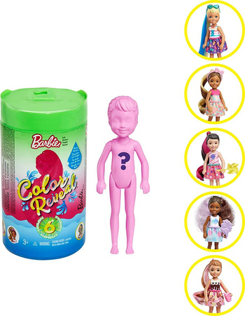 LALKA BARBIE CHELSEA KOLOROWA NIESPODZIANKA GPD41