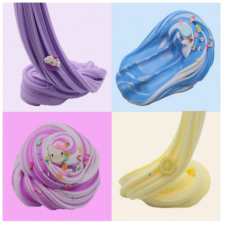 LODY SLIME WALIZKA PACHNĄCE ZESTAW DO ROBIENIA GLUTÓW GLUTY Fluffy Butter
