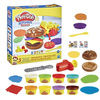 PLAY-DOH CIASTOLINA ZESTAW BURGER I FRYTKI 8 TUB, AKCESORIA