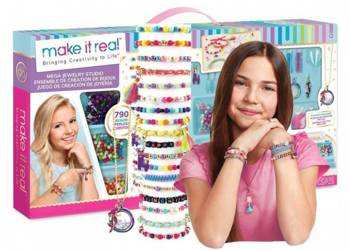 MAKE IT REAL ZESTAW DO ROBIENIA BIŻUTERII KORALIKI DLA DZIECI