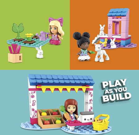 MEGA BLOKS KLOCKI BARBIE TARG FARMERSKI HDJ85