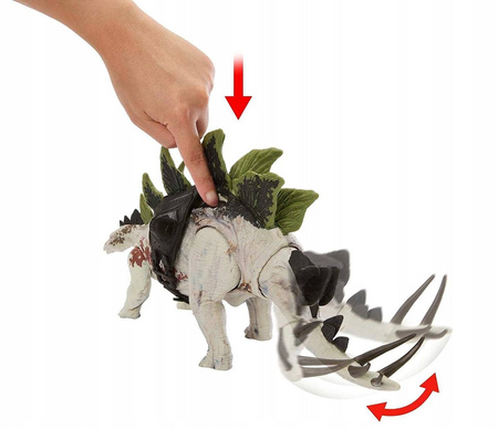 JURASSIC WORLD DINOZAUR DINO TRACKERS STEGOSAURUS TROPICEL FIGURKA HLP24