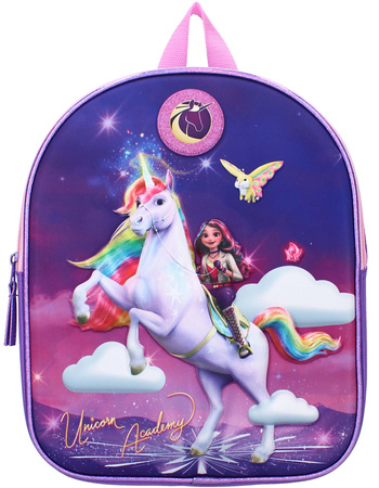 AKADEMIA JEDNOROŻCÓW PLECAK 3D PLECACZEK DO PRZEDSZKOLA DLA DZIECI UNICORN