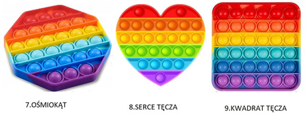 POP IT ZABAWKA ANTYSTRESOWA FIDGET TOYS RÓŻNE