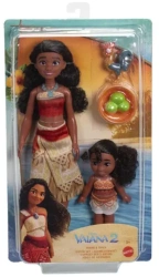 Disney Lalka Księżniczka Vaiana 2 z Siostrą Simea Heihei Figurki