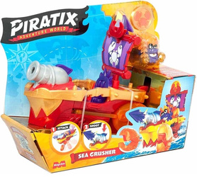 MAGICBOX PIRATIX SERIA GOLDEN TREASURE STATEK SEA CRUSHER FIGURKA ZESTAW