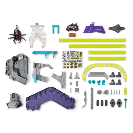 DUŻY TOR SAMOCHODOWY ATAK PAJĄKA GARAŻ WNDA ZESTAW MetalMachines Autko 3,3