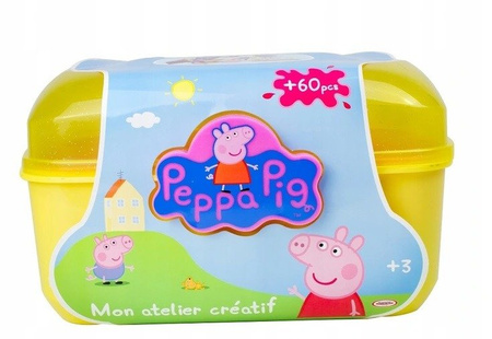 PEPPA PIG ŚWINKA DUŻY ZESTAW KREATYWNY WALIZKA