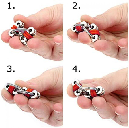 Antystresowy łańcuch Fidget TOYS FLIPPY CHAIN RINGI