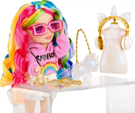 LALKA RAINBOW HIGH HAIR CHALK AMAYA RAINE ZESTAW KOLOROWE WŁOSY KREDA