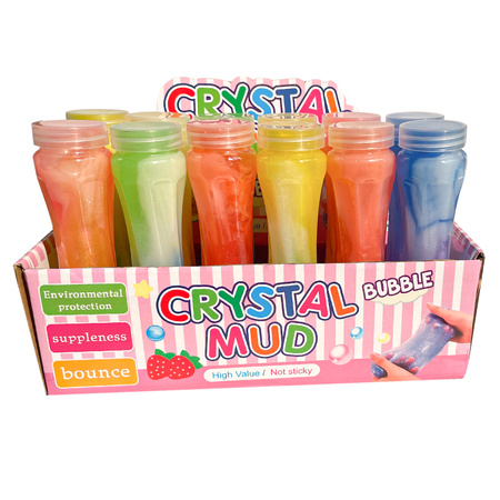 SLIME TUBKI MASA PLASTYCZNA GLUTY DUZY ZESTAW DLA DZIECI KOLOROWE 12 SZT