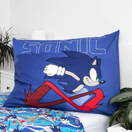 SONIC POŚCIEL DLA DZIECI BAWEŁNA KOMPLET POŚCIELI 140X200
